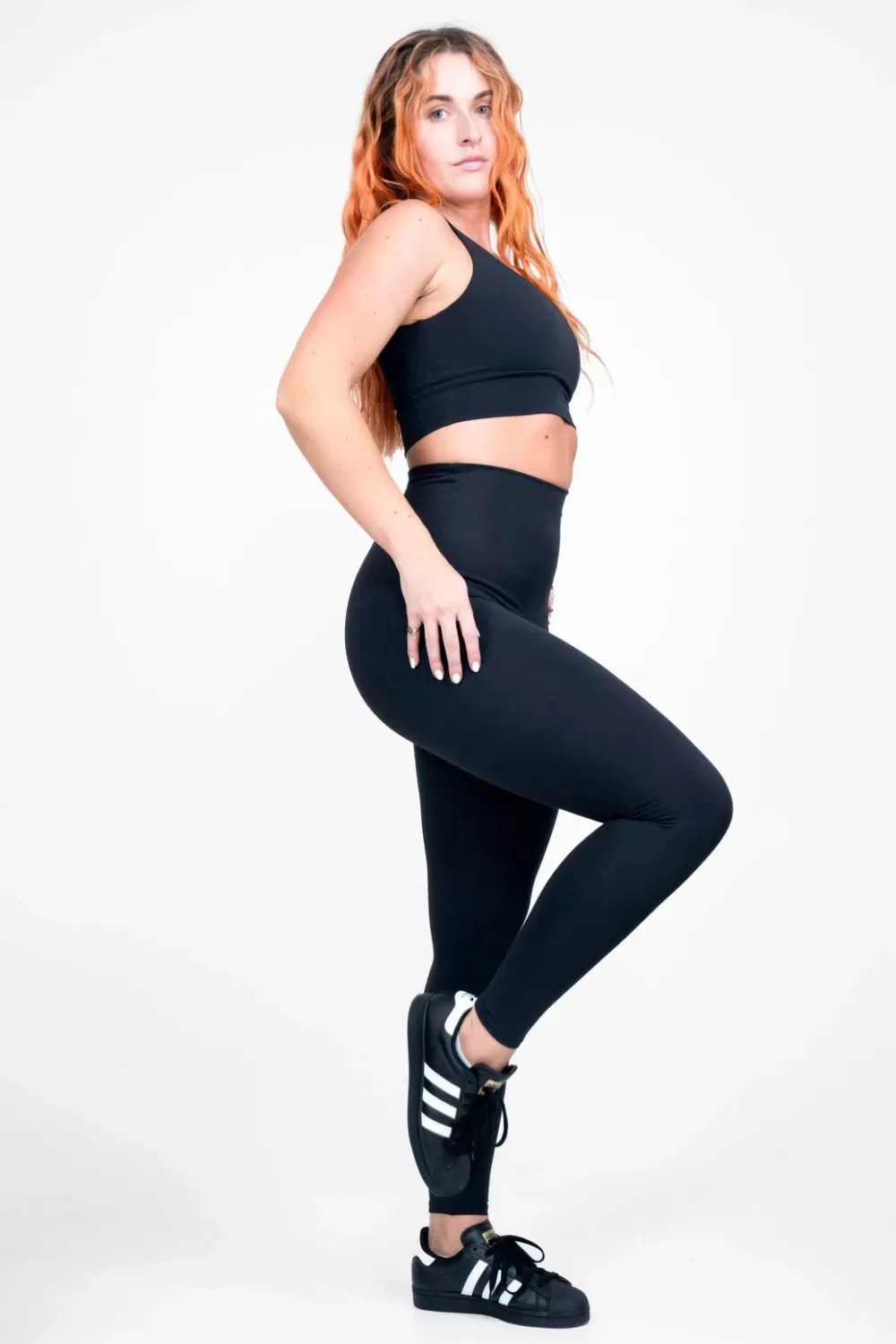 Black Body Contouring - Extra High Waisted Leggings*Exoticathletica Best Sale