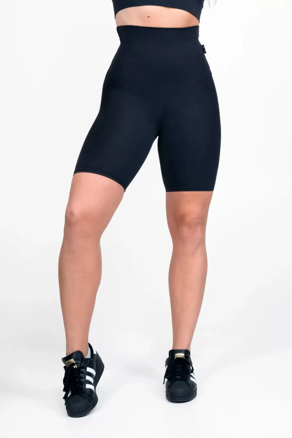 Black Body Contouring - Extra High Waisted Long Shorts*Exoticathletica Store