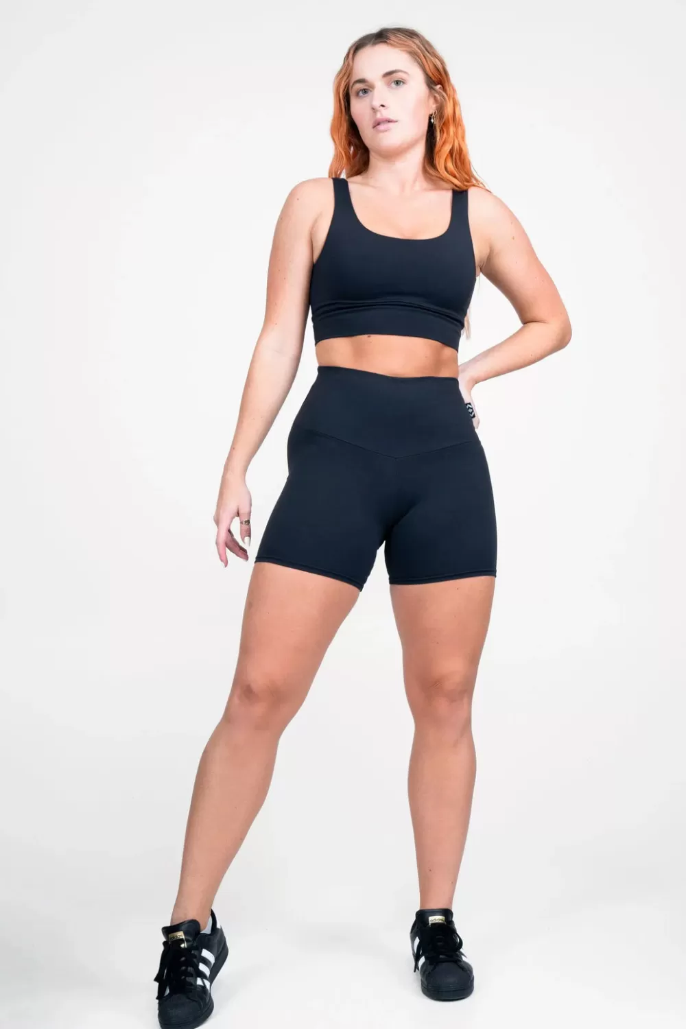 Black Body Contouring - High Waisted Booty Shorts*Exoticathletica Best Sale