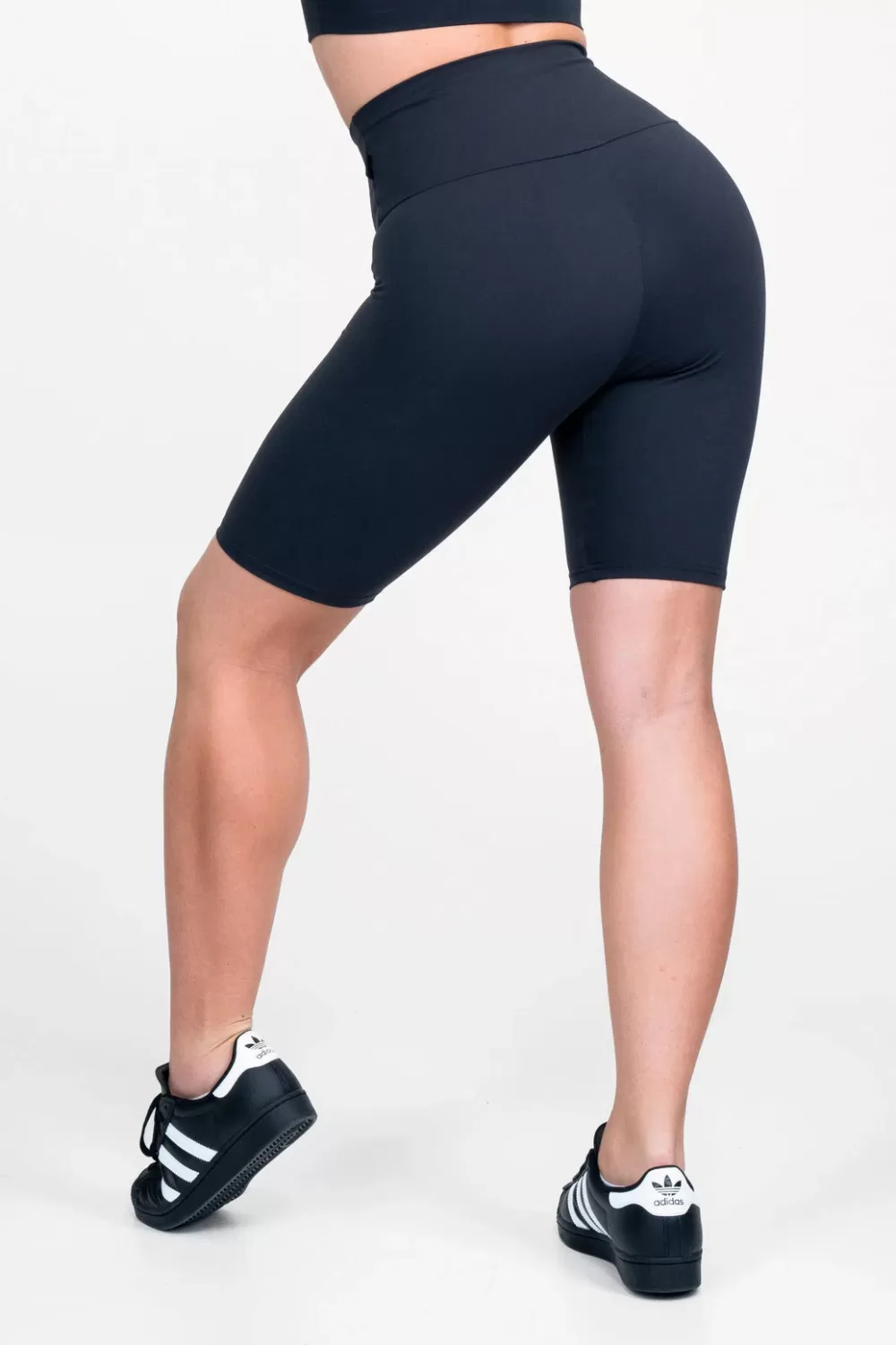 Black Body Contouring - High Waisted Long Shorts*Exoticathletica Hot