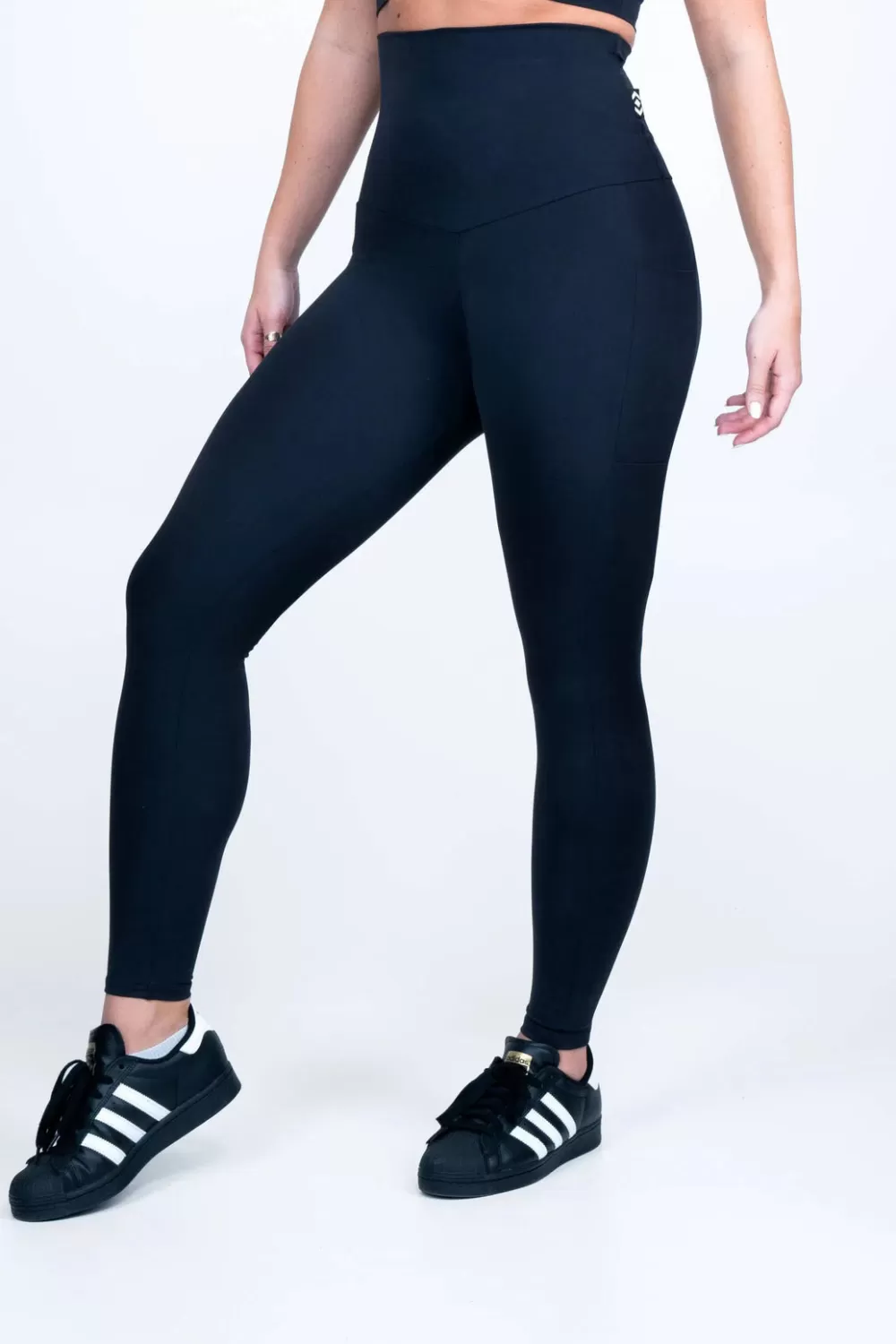 Black Body Contouring - Panel Pocket Extra High Waisted Leggings*Exoticathletica Discount