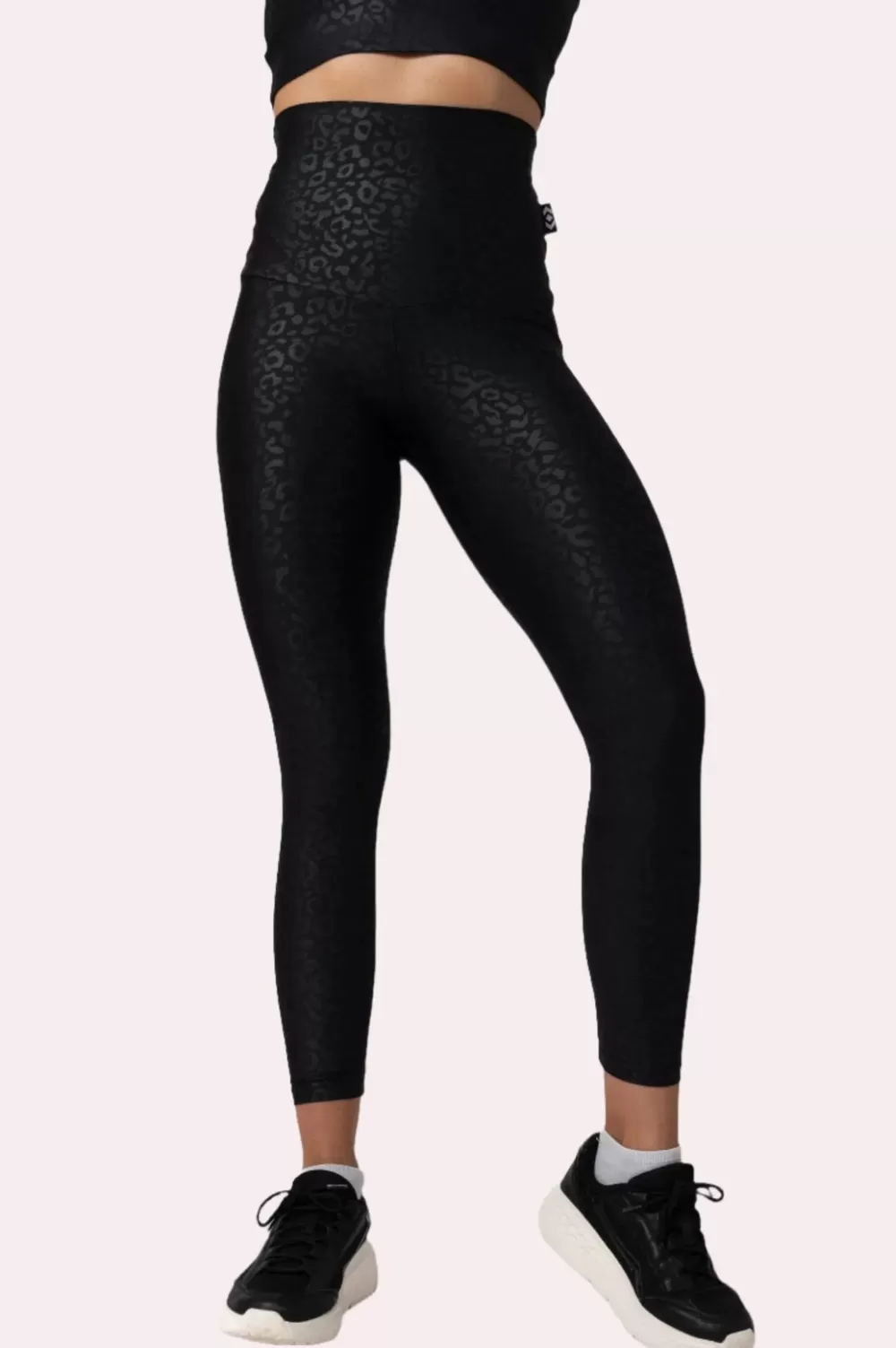 Black Exotic Touch Jag - Extra High Waisted 7/8 Leggings*Exoticathletica Best Sale