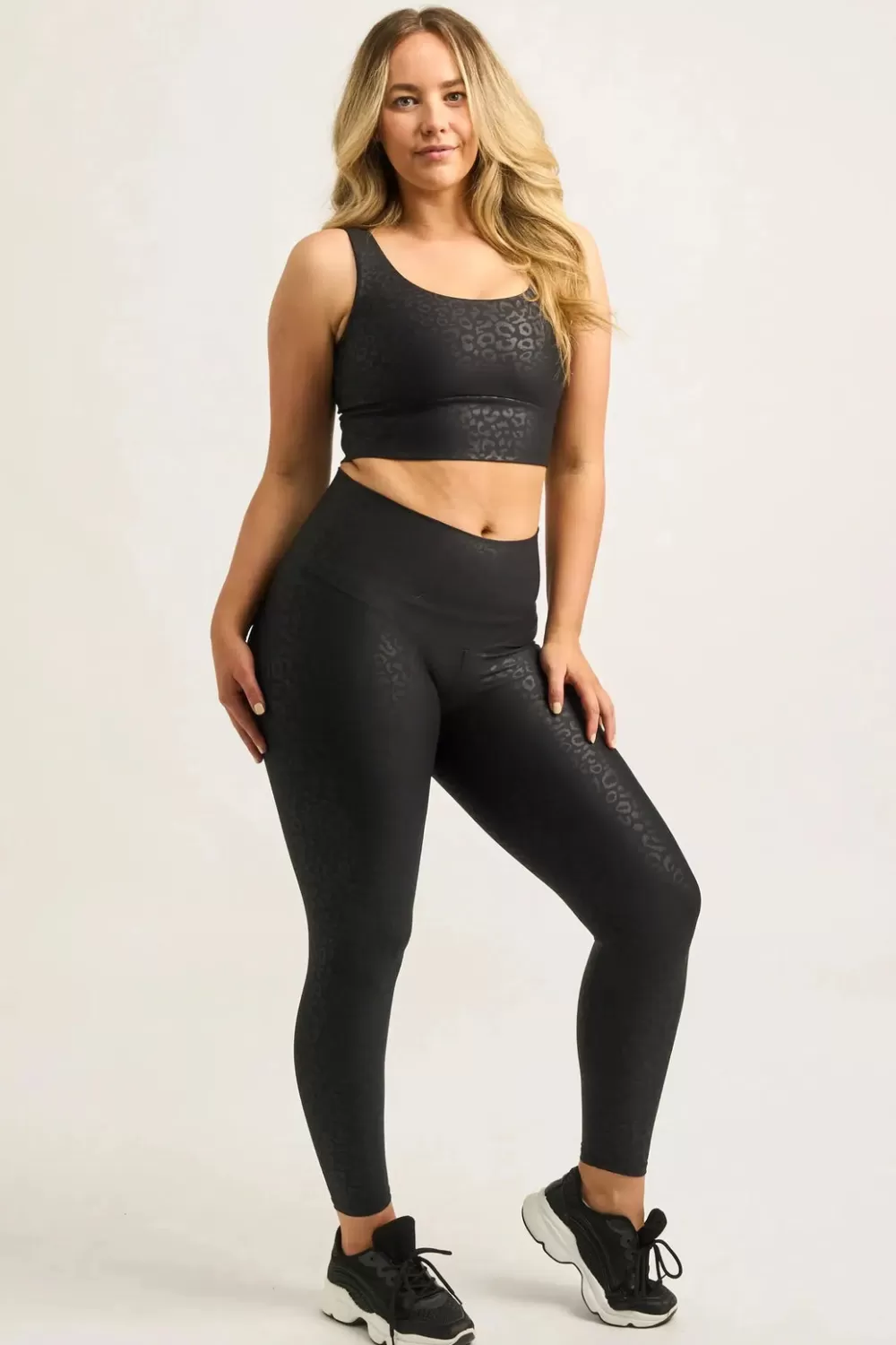 Black Exotic Touch Jag - High Waisted 7/8 Leggings*Exoticathletica Online