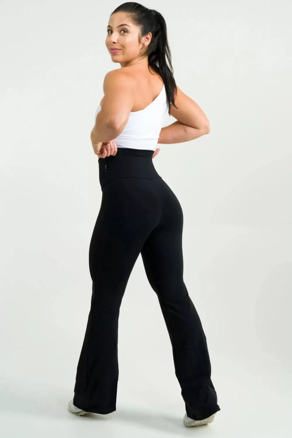 Comfy Cotton High Waisted Bootleg Pant -*Exoticathletica Discount