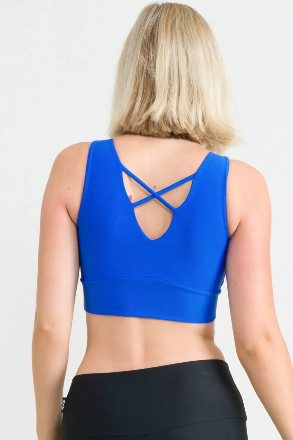 Electric Blue Performance - Reversible Comfort Crop Top*Exoticathletica Fashion