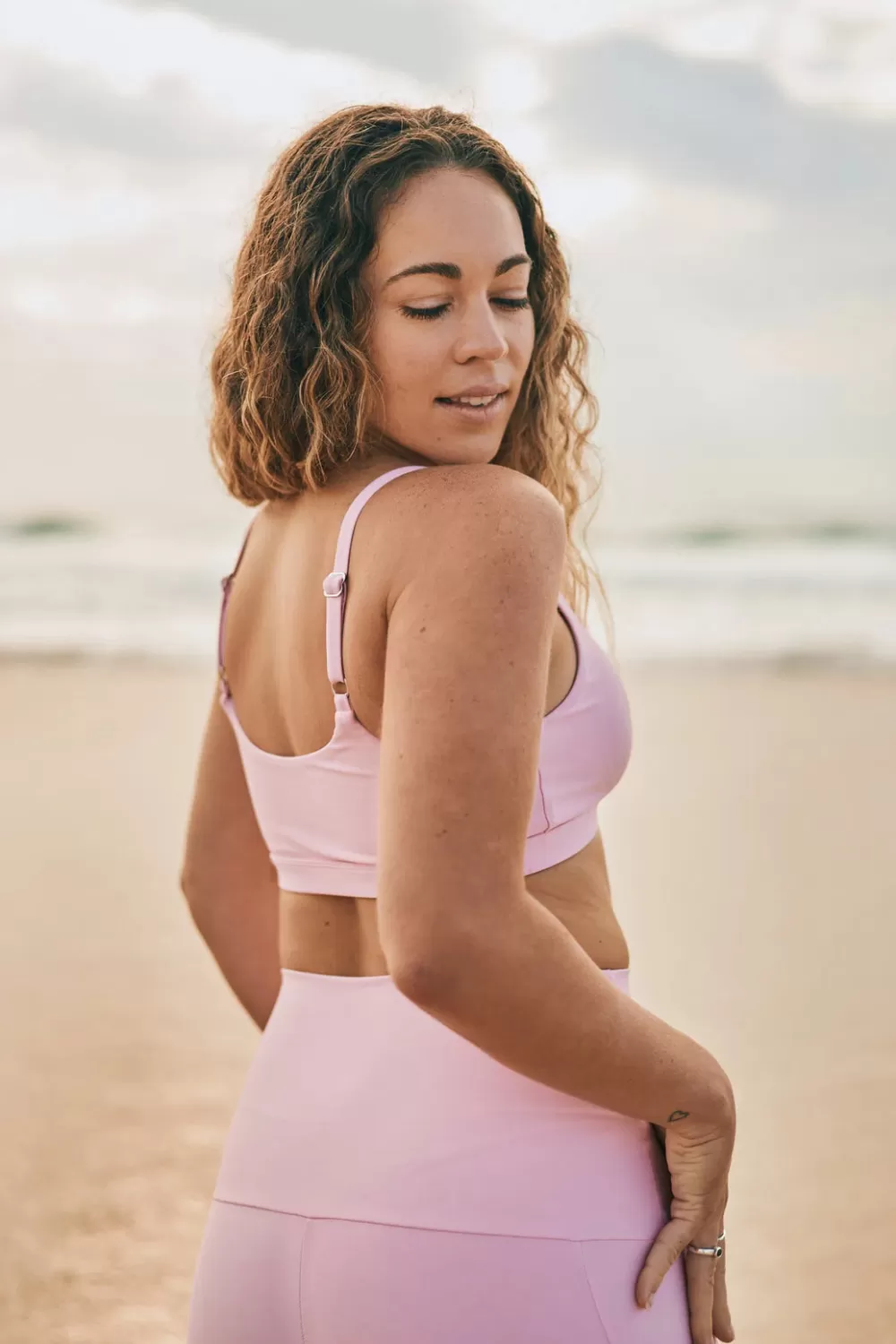 Pastel Pink Performance - Bralette Crop*Exoticathletica Clearance