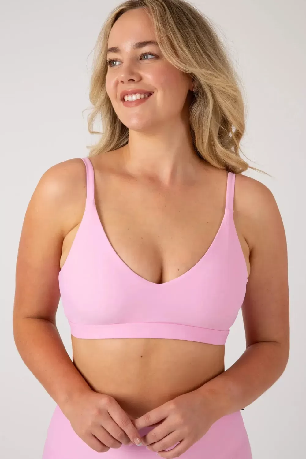 Pastel Pink Performance - Bralette Crop*Exoticathletica Clearance