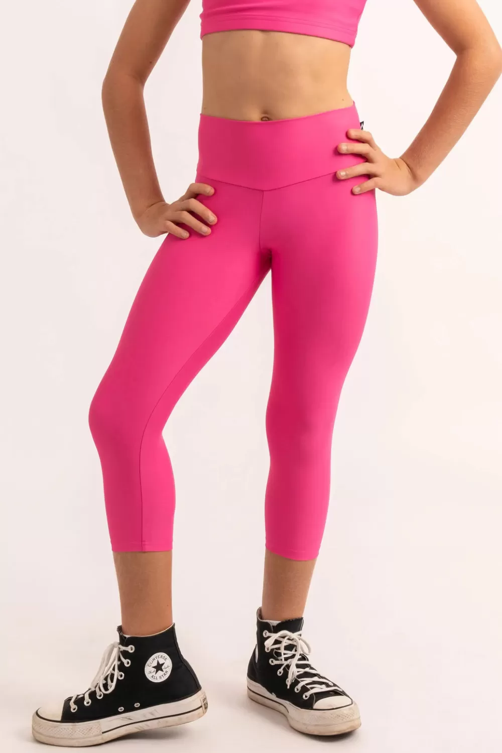 Performance Kids Capris - Candy Pink*Exoticathletica Fashion