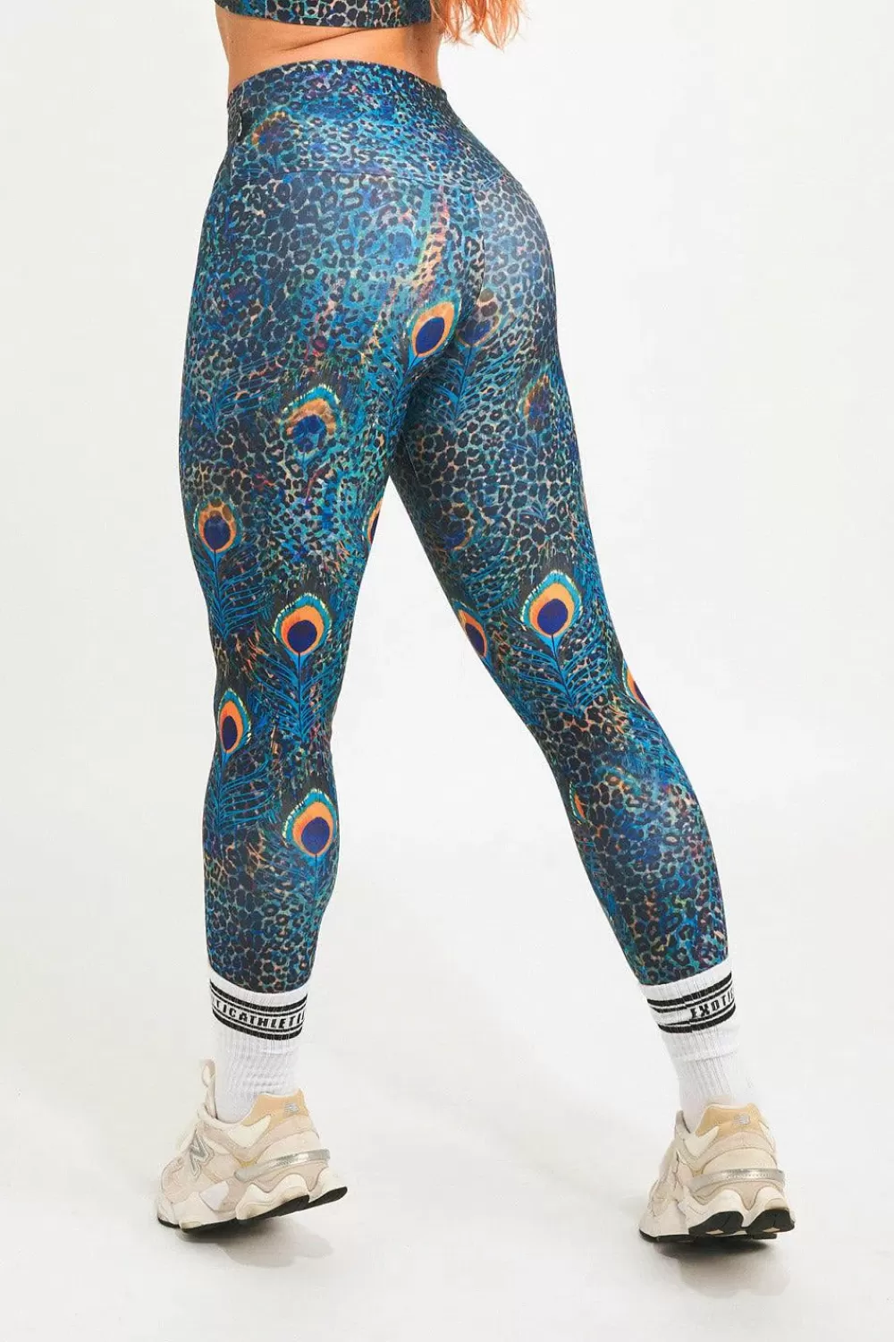 Rock Around The Peacock Performance - High Waisted Leggings*Exoticathletica Sale