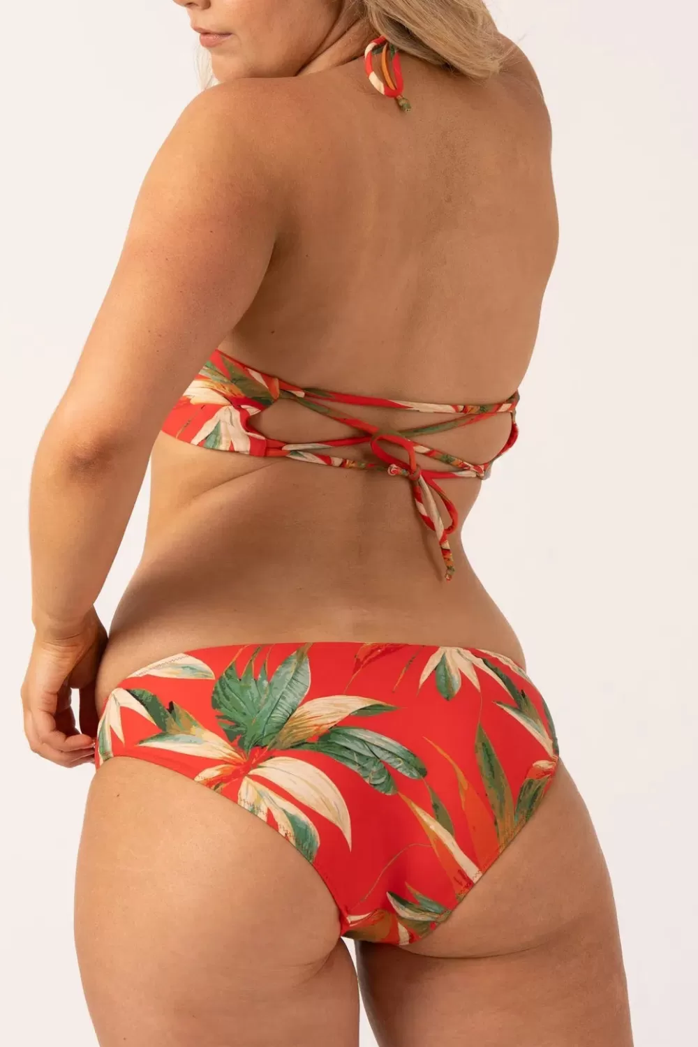 Silky Hipster Bikini Bottom - Flame Tropico*Exoticathletica Sale