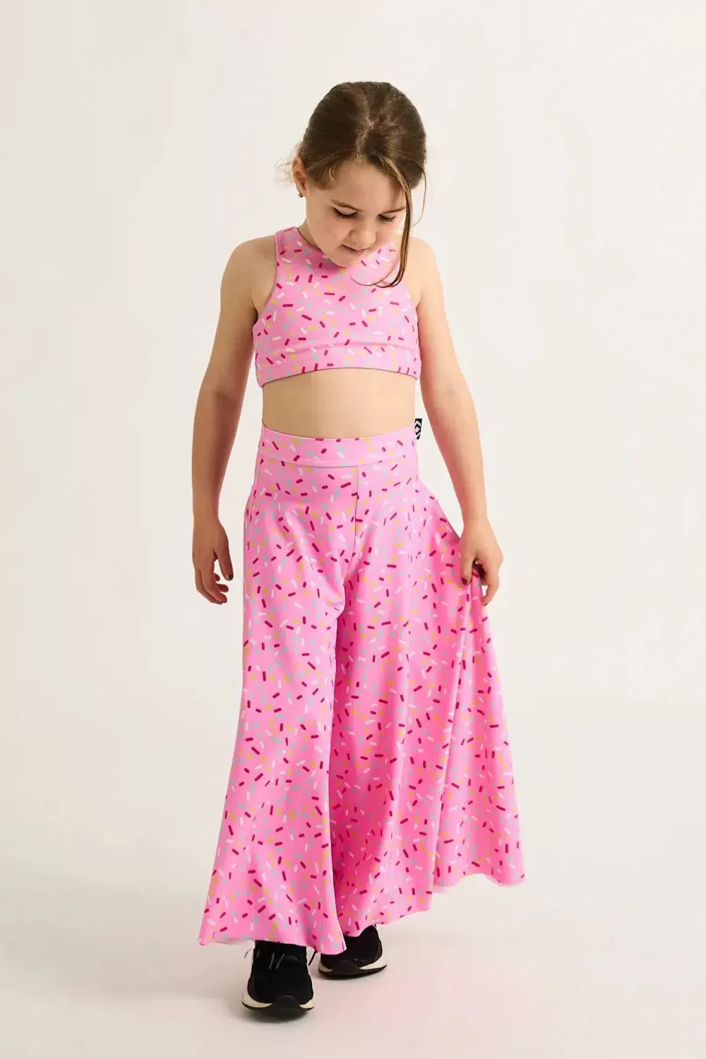 Silky Kids Palazzo Pant - Extra Sprinkles*Exoticathletica Clearance