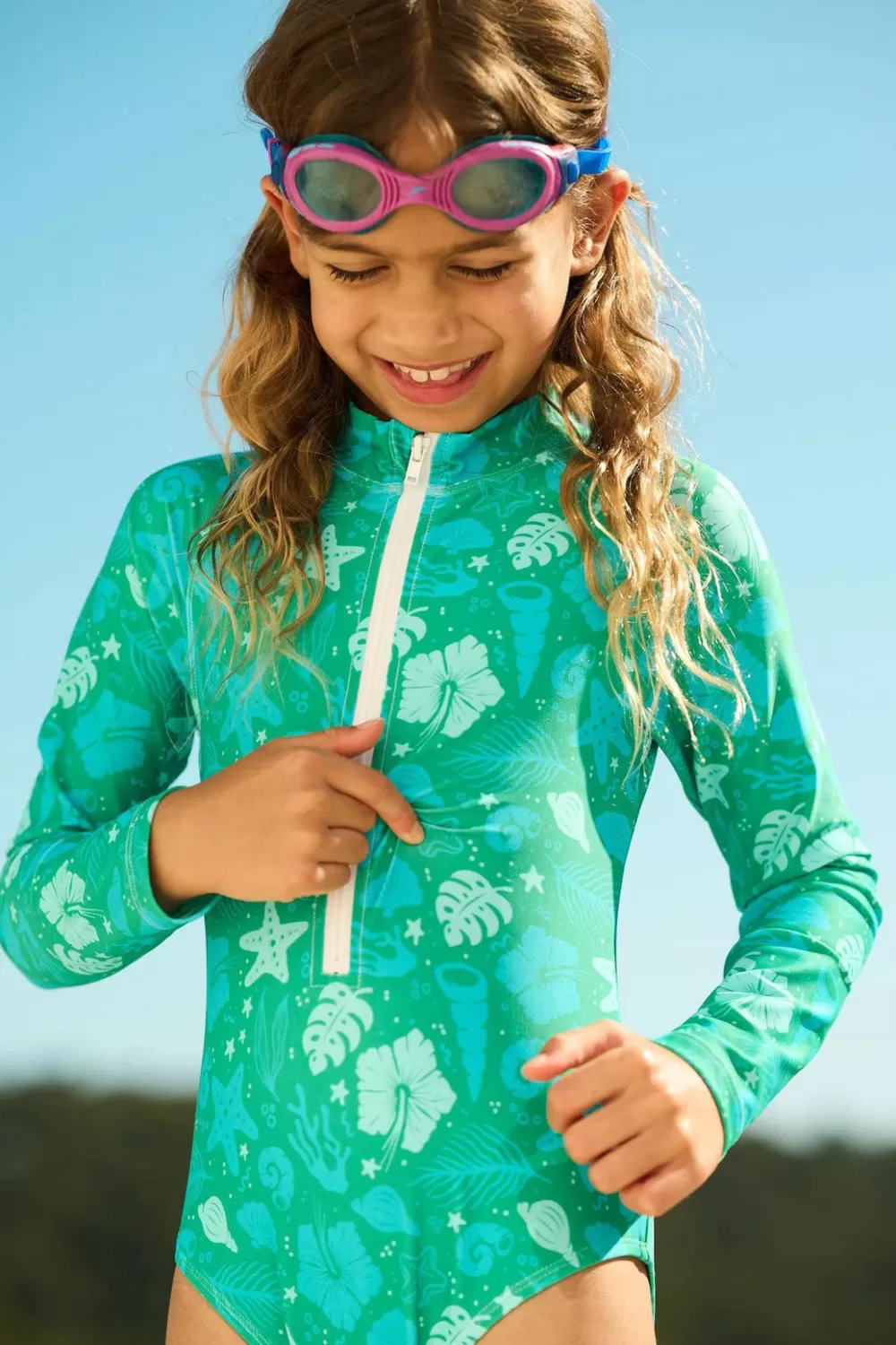 Silky Kids Surfsuit - Shelley Beach*Exoticathletica Outlet