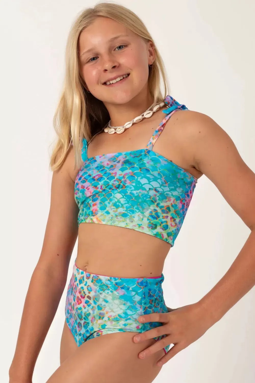 Silky Reversible Kids Bikini Bottom - Mermaid Jag*Exoticathletica Online