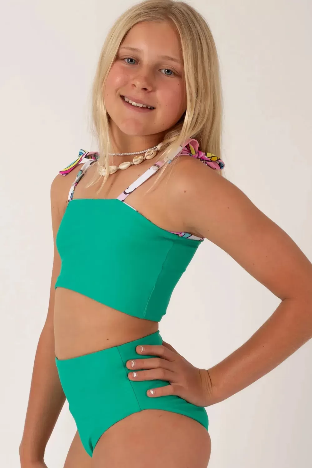 Silky Reversible Kids Bikini Top -*Exoticathletica Discount