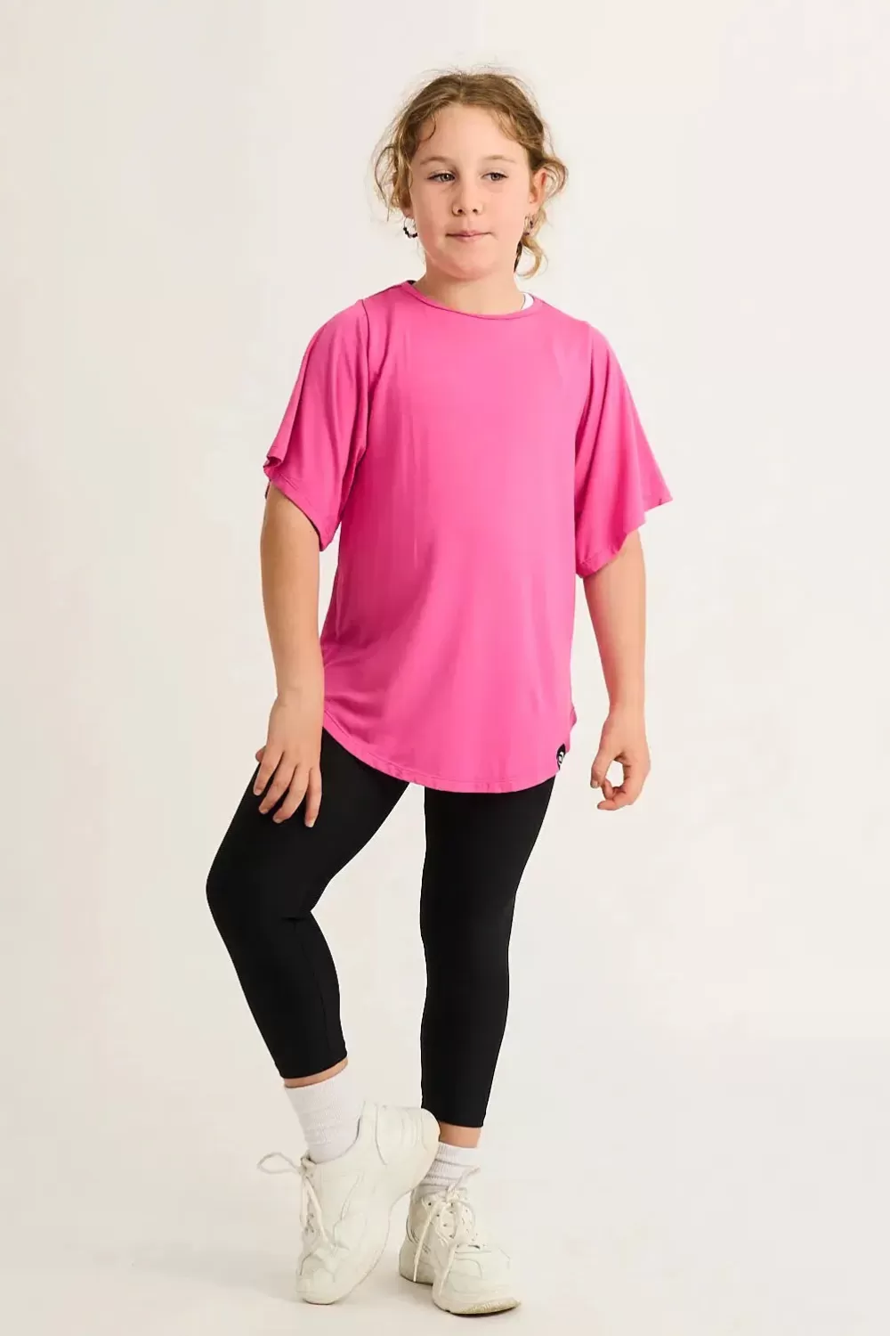 Slinky To Touch Kids Boyfriend Tee - Candy Pink*Exoticathletica Fashion