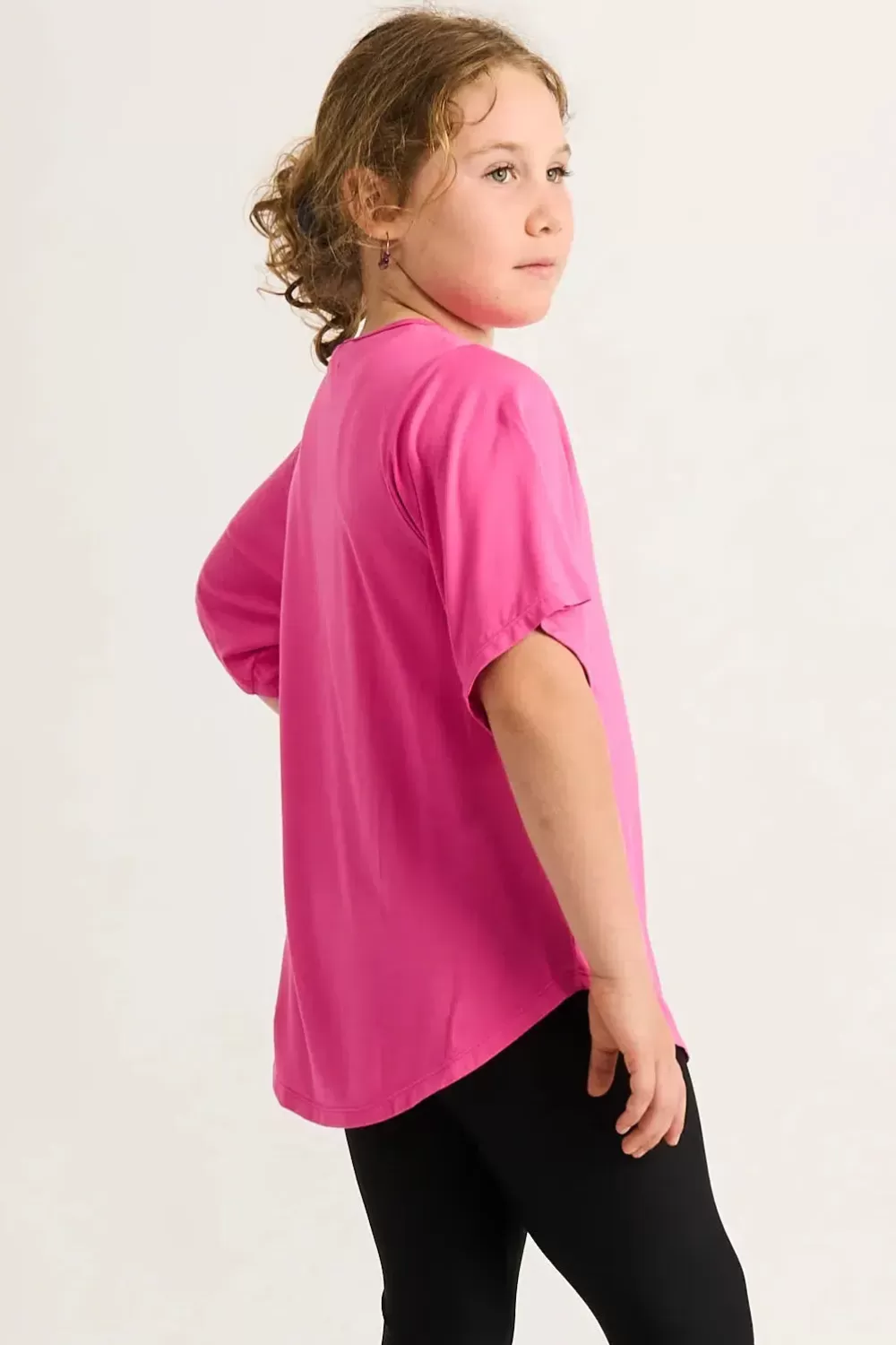 Slinky To Touch Kids Boyfriend Tee - Candy Pink*Exoticathletica Fashion