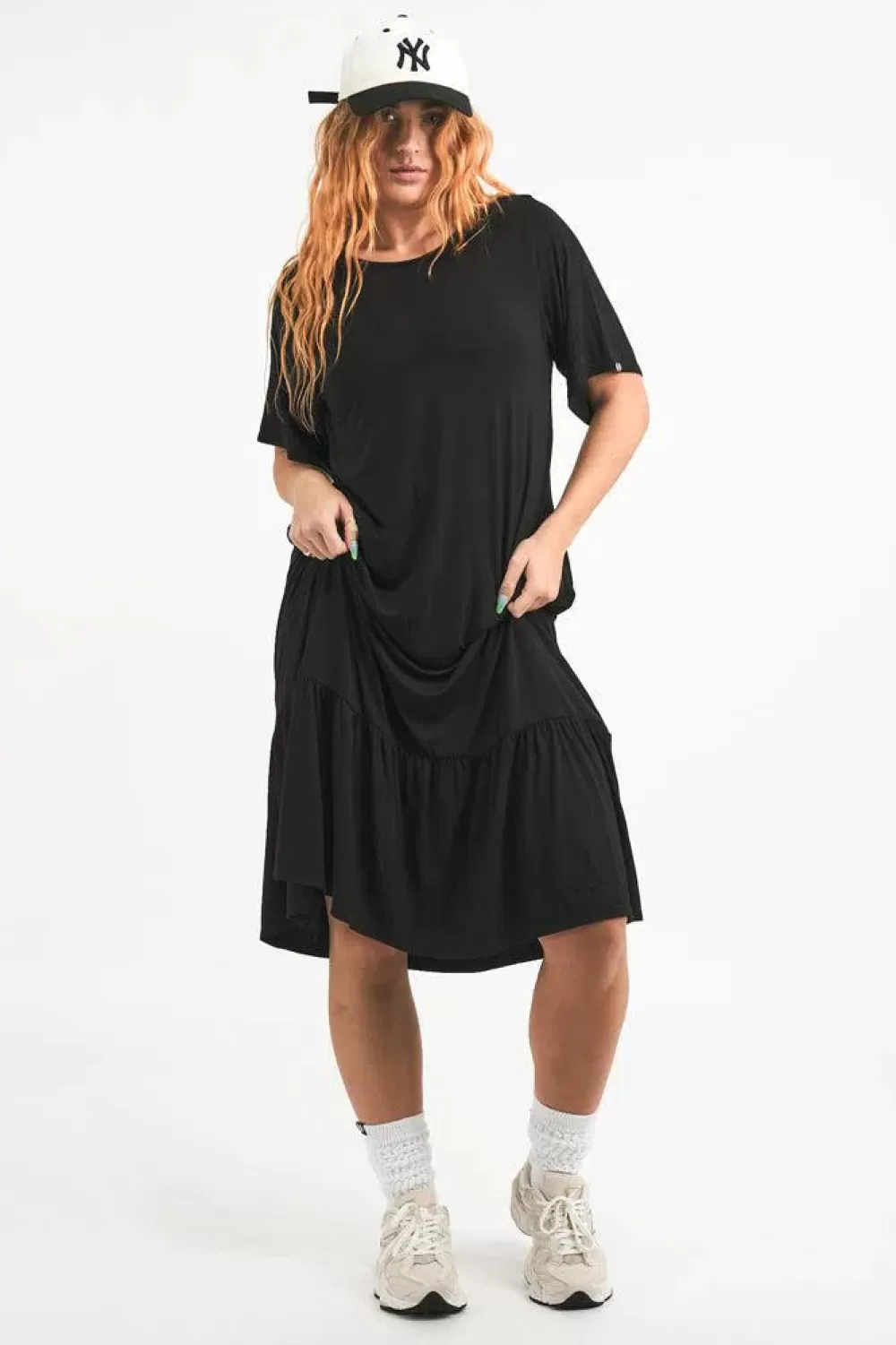 Slinky To Touch Lazy Girl Ruffle Dress -*Exoticathletica Outlet