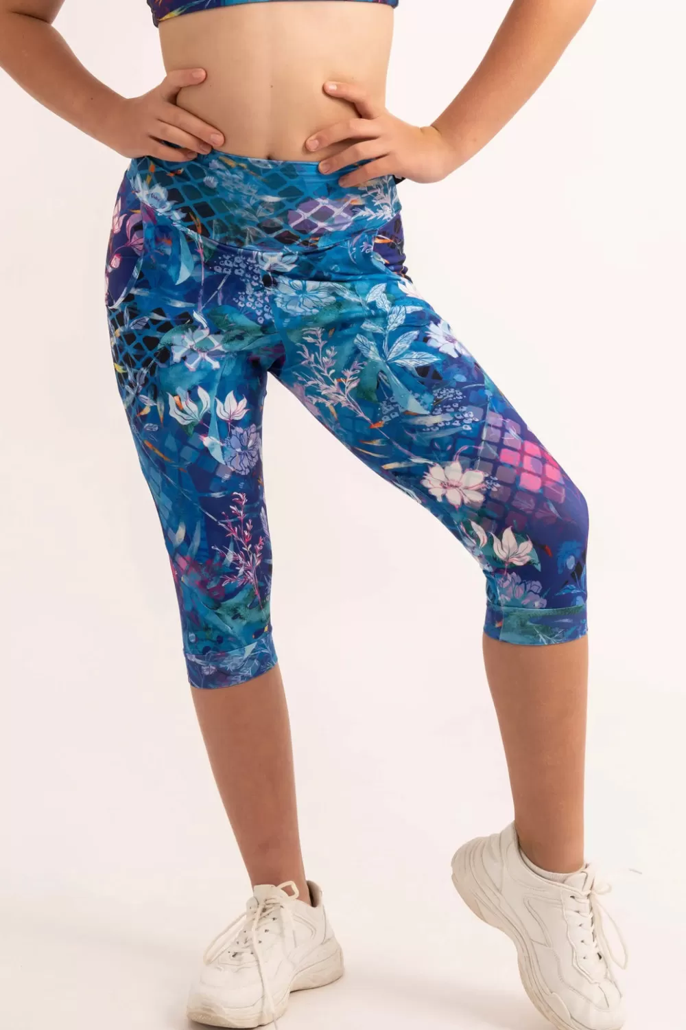 Soft To Touch Kids Jogger Capris - Mermaid Mafia*Exoticathletica Clearance