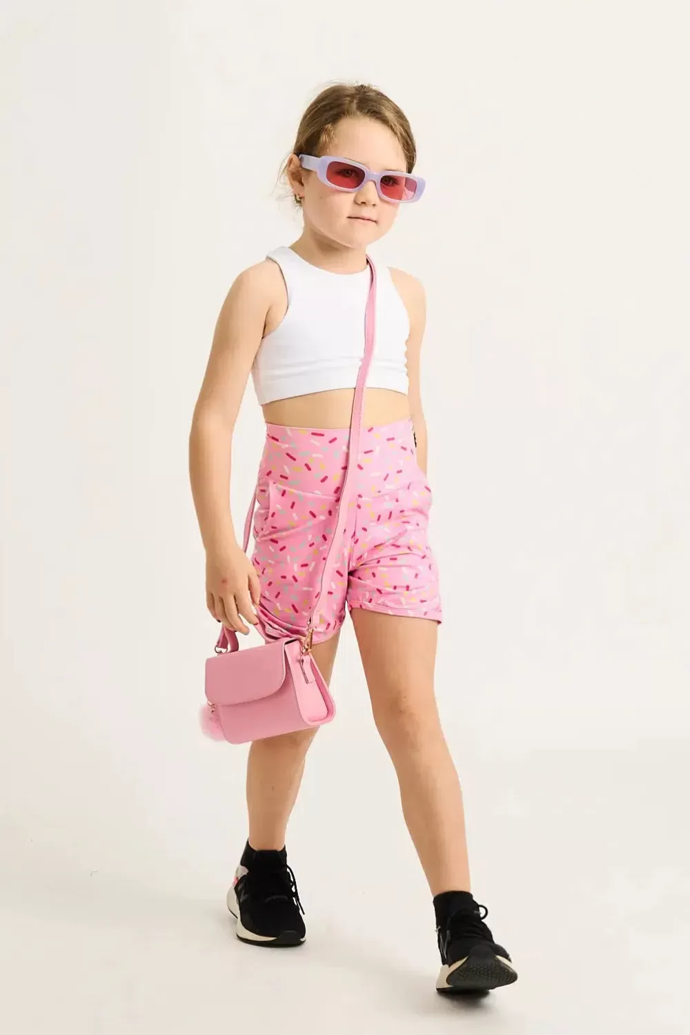 Soft To Touch Kids Jogger Shorts - Extra Sprinkles*Exoticathletica Hot