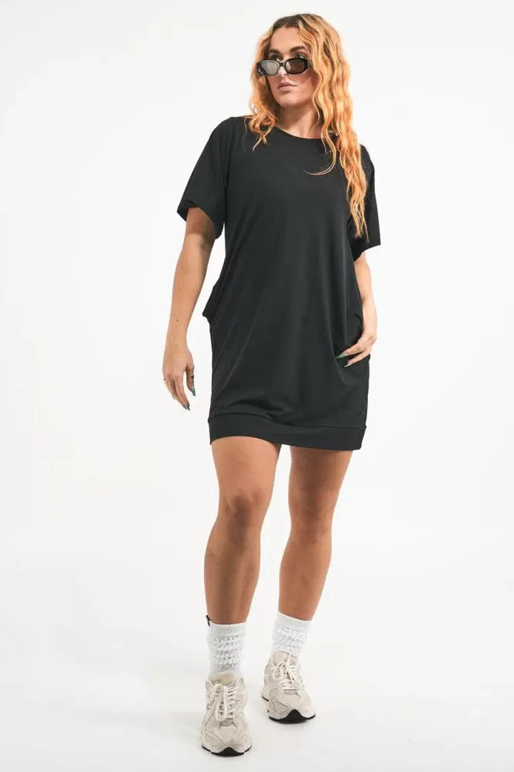 Soft To Touch Lazy Girl Dress Tee -*Exoticathletica Cheap